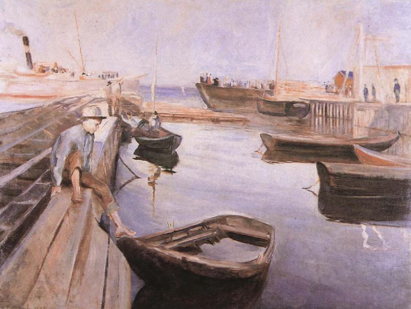 Edvard Munch Post boat China oil painting art